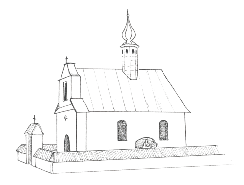 Podegrodzie kaplica św. Anny (Szkic Elizabeth Piotrowska)